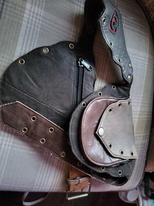 Vintage Small Leather Traders Belt - Picture 1 of 4