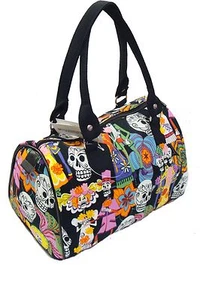 US HANDMADE ARZTTASCHE MIT "LOS NOVIOS" HANDTASCHE GELDBEUTEL, BAUMWOLLE, NEU - Bild 1 von 3