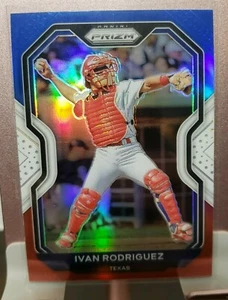 2021 PANINI PRIZM RED,WHITE,BLUE IVAN RODRIGUEZ #2 - Bild 1 von 2