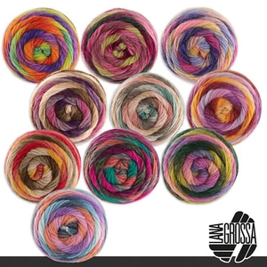 Lana Grossa 5 x 100 g Colorato Aktion Merino Dochtgarn Stricken Wolle 10 Farben - Bild 1 von 31