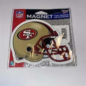 Casco magnetico automatico NFL San Francisco 49ers 4 pollici maschera grigia di WinCraft - Foto 1 di 4