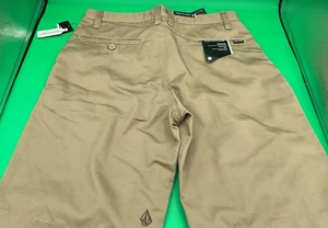 VOLCOM Frickin Chino Shorts Size 28 Repreve 28x9 NEW Fast Free Shipping! - Picture 1 of 7