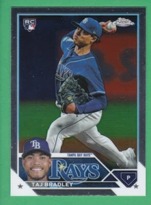 2023 Topps Chrome Update Base #USC194 TAJ BRADLEY RC Tampa Bay Rays ROOKIE CARD - Picture 1 of 2