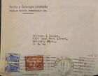 L 1943 Colombia Coffee 5C Brown Nature Palm Women Communications Palace