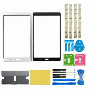 Per Samsung Galaxy Tab S 8.4 SM-T700 ricambio lente vetro schermo esterno anteriore - Foto 1 di 7