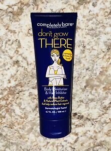 COMPLETELY BARE DON'T GROW THERE BODY MOISTURIZER & HAIR INHIBITOR 6.7 FL OZ NEW