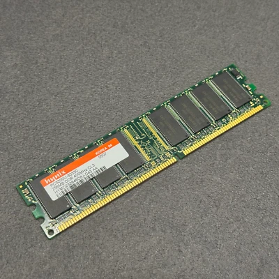 256MB RAM Hynix DDR 400MHz CL3 PC3200 DIMM Power Mac G5 Vintage - Immagine 1 di 3