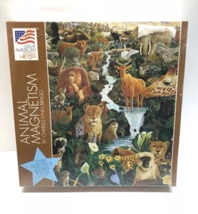 NEW Animal Magnetism 1000 Pc Puzzle 1994 Charles Lynn Bragg NIB #945 SEALED - Picture 1 of 3