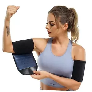 Arm Trimmers for Women Pair Sauna Sweat Arm Shaper Bands One Size Blue - Picture 1 of 7