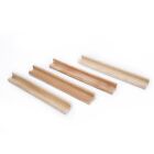 4pc Natural Wood Tile Rack Scrabble Numbers Tiles Stand Crafts Pack Pretend Play
