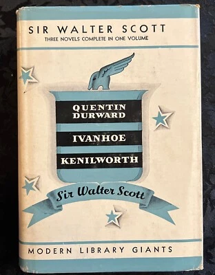 SIR WALTER SCOTT - Three Complete Novels, Modern Library Giant #G12 Ivanhoe-A5 - Image 1 of 4