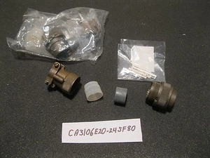 Connettore a vite ITT Canon militare 4 pin CA3106E20-24SF80 - Foto 1 di 5