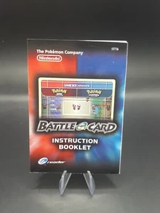 E-Reader Pokemon Battle Card Libretto Istruzioni RARO HTF Ottime Condizioni  - Foto 1 di 17