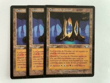 MTG 3X FRENCH PLANESHIFT DROMAR'S CAVERN NM MAGIC THE GATHERING LAND UNCOMMON