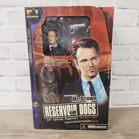 PALISADES RESERVOIR DOGS 12" ACTION FIGURE SERIES ONE MR. BROWN MINT IN BOX Cover