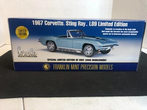 Franklin nuovo 1967 Corvette Sting Ray L89 edizione limitata tutti i documenti - Foto 1 di 14