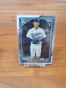 2024 Topps Bowman Chrome Emmet Sheehan L.A. Dodgers #37 Rookie-Karte - Bild 1 von 2