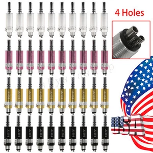 Pieza de mano dental de baja velocidad estilo NSK tipo E motor de aire micromotor 4 agujeros 4 colores - Imagen 1 de 7