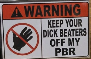 2x3 inch fridge magnets Do Not Touch PBR - Picture 1 of 2