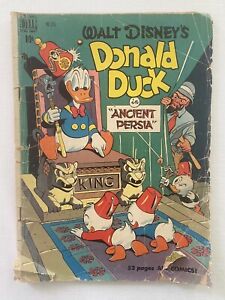 Four Color #275 (Dell 1950) Donald Duck In Ancient Persia, Barks, Incomplete