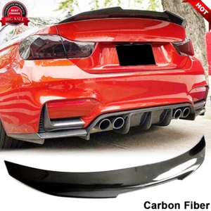 Se adapta a BMW Serie 4 F82 M4 14-19 FIBRA DE CARBONO SECA alerón trasero ala alta - Imagen 1 de 12