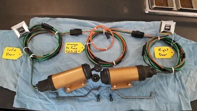 CONJUNTO DE FECHADURAS DE PORTA de energia restaurada Chevelle Skylark Cutlass GTO atuadores solenóides  - Imagem 1 de 4