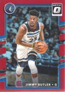 2017-18 Donruss Optic Basketball Red #86 Jimmy Butler 90/99 