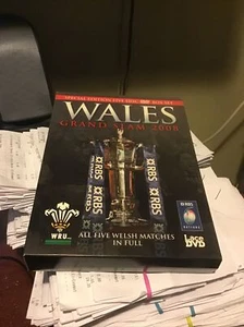 WALES GRAND SLAM 2008 5 DVDs RUGBY ALL MATCHES ALL MATCHES BIRTHDAY CHRISTMAS - Imagen 1 de 2