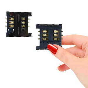 ORIGINAL Samsung Galaxy Note i9220 Connecteur Carte SIM à souder Contacts Dorés - Photo 1/3