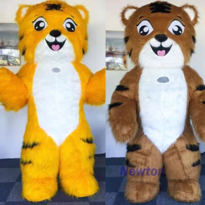 Disfraz Inflable Tigre Mascota Animal Muñeca Paño con Batería Juegos con disfraces Juguete para Adultos Foto 1 de 4