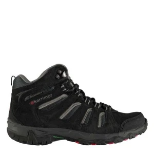 Karrimor Kinder Mount Mid Junior Wanderschuhe Stiefel Schnürung Atmungsaktiv Wasserdicht - Bild 1 von 7