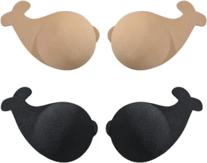 2er-Pack Selbstklebende, unsichtbare Push-Up-BHS, trägerlose, klebrige BHS, Wied - Bild 1 von 9