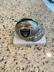 Rod Woodson Autographed/Signed Raiders Mini Helmet Beckett - Picture 1 of 4