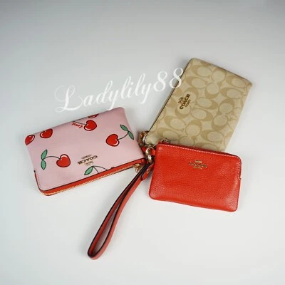NWT Coach Cherry CE627 Mollie Tote With Heart Cherry Print / Wallet CE657 Option - Image 1 of 4