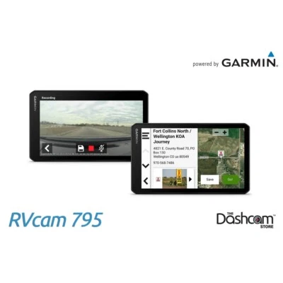 Garmin RVcam 795 7" GPS Navigator with Dash Cam for RV Use 010-02728-00 - Image 1 of 4