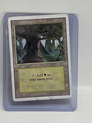 MTG  Magic the Gathering REVISED EDITION  FOREST #306 - Image 1 of 2