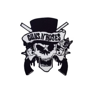 Gun N Roses Bügelbild/Aufnähen Patch Charge bestickt Applikation für Kleidung - Bild 1 von 1