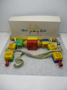 Vintage Greyshaw's Meri-Spin Crib Mobile Safe Play Toys In Original Box Animals - Picture 1 of 8