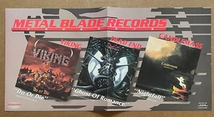 Metal Blade Records Presents Candlemass / Viking… - RARE Promo Poster '88 - Bild 1 von 1