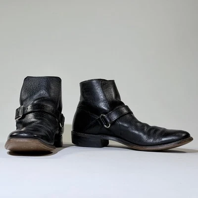 Botas de cuero vintage para hombre 9,5 Foto 1 de 4