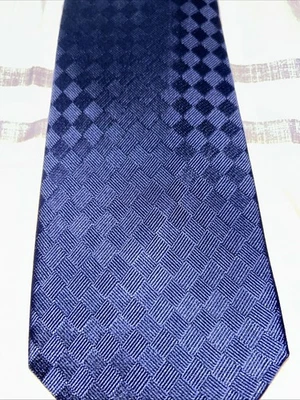 John Bartlett Statements 100% Silk Navy Geometric Pattern Neck Tie - Image 1 of 4