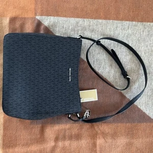 MICHAEL Michael Kors Jet Set Travel Large Logo Messenger (Schwarz) - Bild 1 von 7