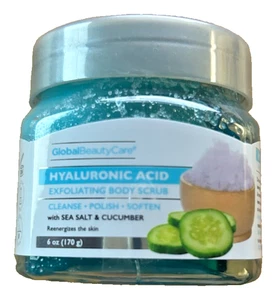 Global Beauty Care Hyaluronic Acid Exfoliating Body Scrub, 6 Ounce - Picture 1 of 3