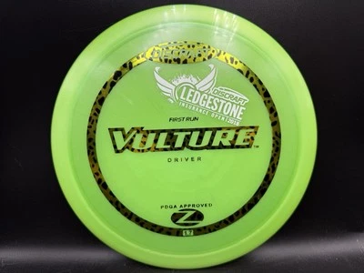 NEW Discraft Z First Run Vulture Ltd Ed 2018 Ledgestone, 167-169g cheetah Stamp - Image 1 of 4