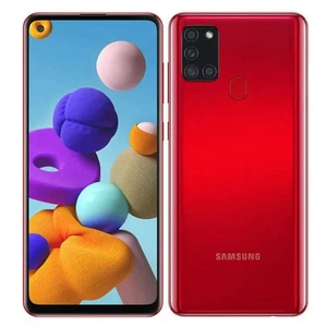Samsung Galaxy A21S (2020) 32GB Unlocked Red - UK Model - GOOD B+ - Picture 1 of 4