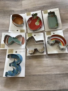 Lot Of 7 Stir Stainless Steel Cookie Cutters NEW - Picture 1 of 8