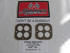 Juntas de escape de tubo lateral Cobra - Imagen 1 de 1