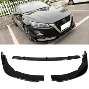 Frontlippe für 2019 2020 2021 Nissan Altima 4Dr Spoiler Splitter Schwarzglänzend - Bild 1 von 6