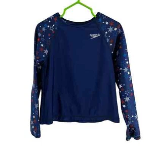 Speedo Long Sleeve Kids Swim Shirt Size 5 - Picture 1 of 3