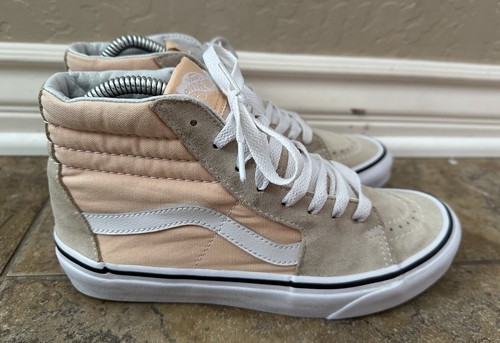 Scarpe da skate Vans Off the Wall Sk8 Hi Top scamosciate tela corallo M(6) con (7 5)